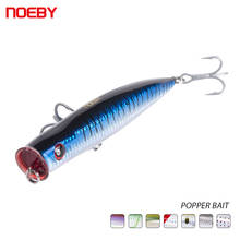 Noeby 155mm 52g topo água popper isca de pesca artificial tudo para pesca e recreação nbl9070 2024 - compre barato
