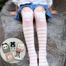 Kids Girls Socks Soft Cotton 2-12 Years Leg Warmers Animals Cartoon Knee High Sock Toddler Kids Dancing socks Warmer Dance Socks 2024 - buy cheap