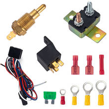 Kit de Sensor de interruptor de relé de temperatura para coche eléctrico, termostato de motor, 175 a 185 grados, para camiones, vehículos de ingeniería 2024 - compra barato