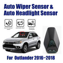 Для Mitsubishi Outlander 2016 ~ 2018 умная автомобильная система ассистента вождения Автомобильный Автоматический Датчик стеклоочистителя s & фар R & D датчик 2024 - купить недорого