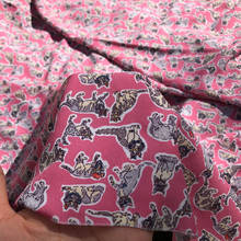 Сезон весна-лето; Одежда высокого качества для девочек милые футболки для девочек с изображением кота из мультфильма крепдешин юбка-пачка, рубашка ткань 3 вида цветов 2024 - купить недорого