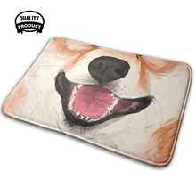 Shiba Fangs Soft Interesting Room Goods Rug Carpet Shiba Shiba Inu Cute Shibe Meme Dog Mouth Teeth Maw Furry 2024 - buy cheap