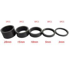 Bike Carbon Fiber Headset Fork Spacers Bicycle Ring Gasket Front Fork Washer Road Bike Cycling Handlebar Spacers 2024 - buy cheap