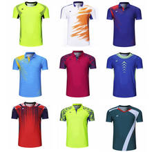 Free print New Badminton shirts Men/Women,volleyball shirt Tennis shirts,table tennis t-shirt,Quick dry Runnning sports t-shirts 2024 - buy cheap