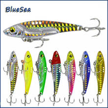 BlueSea 8g/13g/16g/20g Metal JIgging Lures VIB Hard Metal Bait Fishing Jig Lure Sinking Artificial Bait Wobbler Vibrate Pesco 2024 - купить недорого