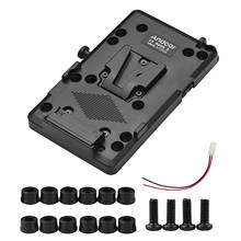 Andoer RL-IS2 V-mount V-lock DIY Power Supply Battery Plate for Sony BMCC BMPCC Camcorder Monitor LED Video Light 2024 - buy cheap