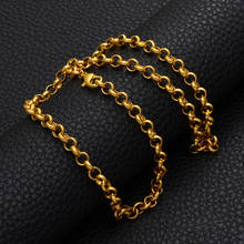 Anniyo Gold Color Chain Neckalces for Women Men Wholesale Jewelry Cheap Price #214706 2024 - buy cheap