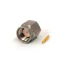 2 uds/4 uds/6 uds SMA-JB2G conector macho RF adaptador de alta frecuencia de acero inoxidable 086/SFT-50-2-1 cabeza de cable 2024 - compra barato