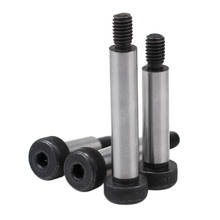 2pcs M8 Allen shoulder screws shaft shoulders limit plugs screw carbon steel plug bolt smooth bar diameter 10mm 16mm-150mm long 2024 - buy cheap