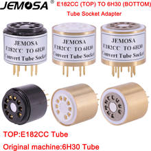 Tubo de vacío E182CC 7119 5687 (superior) a tubo 6H30 6N6 (inferior), amplificador de Audio DIY, adaptador de enchufe de conversión, 1 ud., Envío Gratis 2024 - compra barato