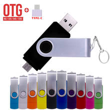 Вращающийся OTG USB флэш-накопитель 2,0 флеш-накопитель 32 г 16 г 8 г 4 г флэш-накопитель Memoria USB Android OTG Флешка Пользовательский логотип подарок бизнес 2024 - купить недорого