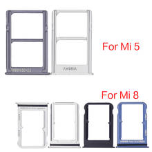 Piezas de Repuesto de contenedor de bandeja de ranura de soporte de tarjeta SIM para Xiaomi 5 Mi8, 1 ud. 2024 - compra barato
