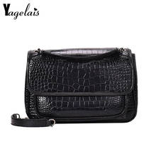Crocodile Pattern Bags Women Fashion Chain Handbag Quality PU Leather Cross-body Shoulder Messenger Bags Ladies Casual Totes 2024 - buy cheap