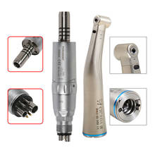 Dental Fiber Optic LED Contra Angle +6 Hole Air Motor Low Speed Handpiece 2024 - buy cheap