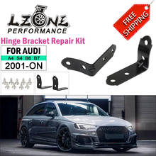 Envío Gratis-2 piezas tapa de la guantera bisagra juego de reparación de bisagras con tornillos para 01-En Audi A4 S4 RS4 B6 B7 8E DIY 2024 - compra barato