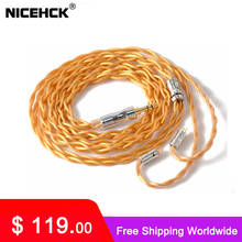 NICEHCK C4-2 Cable 5N Silver Plated Copper and Copper-Silver Alloy Mixed 3.5/2.5/4.4mm MMCX/0.78mm/QDC/NX7 Pro 2Pin For TFZ NO.3 2024 - buy cheap