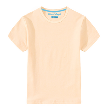 Camisa de algodão para crianças de 3 a 15 anos, camiseta lisa de 11 cores para meninos e meninas, verão, roupas para crianças pequenas 2024 - compre barato