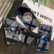 Art camera Tempered Glass Case For Samsung Galaxy A 10S 10E 20S 20E 30S 40 50S 60 70 80 90 6 7 8 Shell 2024 - buy cheap