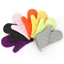 Cotton Oven Mitt Heat Proof Resistant Protector Kitchen Cooking Pot Holder Glove 2024 - buy cheap