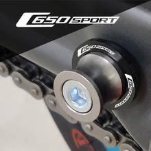 Para bmw c650 esporte 2015 2016 2017 2018 acessórios da motocicleta swingarm carretéis slider 8mm braço oscilante suporte parafusos slider protetor 2024 - compre barato