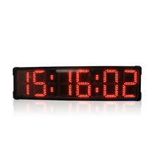 8" Single-sided outdoor waterproof race countdown clock led digital countdown timer clock electronic led big stopwatch 2024 - buy cheap