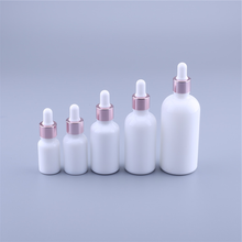 Botellas de vidrio blanco perla para aceites esenciales, envase de suero cosmético con cuentagotas, 500 unidades, 10ml, 15ml, 30ml, 50ml, 100ml 2024 - compra barato