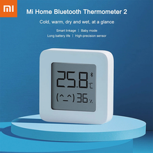 Xiaomi termômetro e higrômetro digital, bluetooth, com tela lcd, sem fio, inteligente, sensor de umidade, temperatura 2024 - compre barato