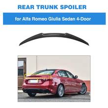 Carbon Fiber Rear Trunk Spoiler Boot Lip Wing Spoiler For Alfa Romeo Giulia 2017 - 2020 2024 - buy cheap