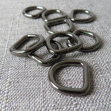 1PCS 15mm Metal D ring belt buckle DIY bag dog collar leash harness sewing knapsack garment accessories purse straps clasp 2024 - buy cheap