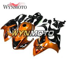 Kit de carenado completo de plástico ABS para Suzuki GSXR1300 Hayabusa 2008-2016 09 10 11 12 13 14 15 16 carrocería negra naranja brillante nuevo 2024 - compra barato