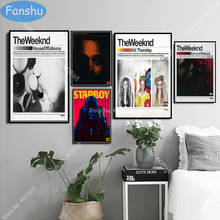 Art Poster The Weeknd StarBoy Rap Music Album Posters and Prints Wall Art Decoration Canvas Painting Kids Room Home art decor 2024 - buy cheap