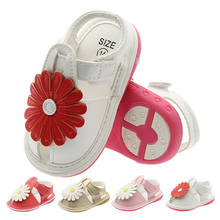 Um rosa macio-sola estéreo flor infantil som sandálias verão criança sapatos jj011 2024 - compre barato