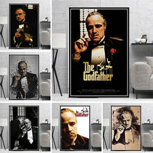 Hot Movie The Godfather Posters and Prints Classic Gangster Actor Canvas Painting Cuadros Wall Art Picture for Home Decoration 2024 - buy cheap