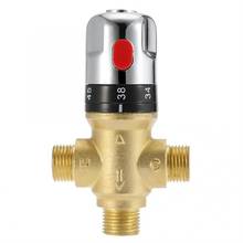 Brass Thermostatic Mixing Valve Bathroom Faucet Temperature Mixer Control Thermostatic Valve Shower Mixing Valve 2024 - buy cheap