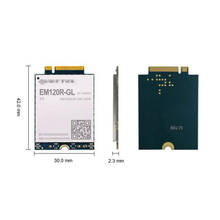 LTE Advanced Cat12-Módulo EM120R-GL M.2, soporte de factor de forma, interfaz PCIe Gen2 para PC/ordenador portátil DL 3 × carrier agatteator 256QAM 2024 - compra barato