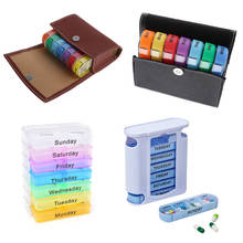 28 Squares Weekly 7 Days Tablet Pill Box Holder Medicine Storage Organizer Container Case Wallet Medicine Box Travel Case Hot 2024 - buy cheap