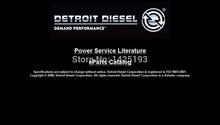 Detroit Diesel Power Service Literature On-Highway DVD 2008 2024 - купить недорого