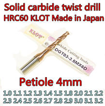 1.0mm - 3.2mm Petiole 4mm HRC60 KLOT Solid carbide twist drill  Processing: stainless steel, die steel alloy steel. Etc. 2024 - buy cheap