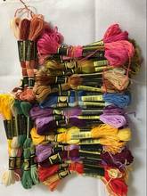 Нитки cxc DIY 50 ~ 300, набор ниток для вышивки крестиком из египетского хлопка разных цветов 2024 - купить недорого