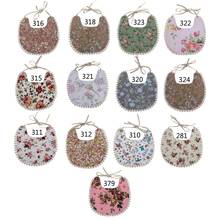 Baby Tassel Saliva Towel Floral Vintage Newborn Photography Double Side Bibs Boys Girls Props Bandana Countryside Costume Kids B 2024 - buy cheap