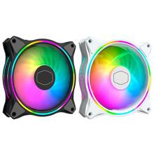 MF120 HALO Dual Ring Addressable RGB Fan for PC Computer Case Liquid Radiator Cooler Master MasterFan 2024 - buy cheap