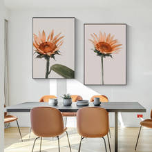 Sunflower Flower Scandinavian Poster Nordic Botanical Print Canvas Painting Wall Art Decoration Picture Home Decor 2024 - buy cheap