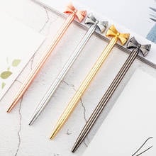 20 Pcs Per Set Korean-Style Cartoon Ballpoint Pen Fashion Cute Bow Metal Ball Point Pen Gift Wholesale Luxury Pen 2024 - buy cheap