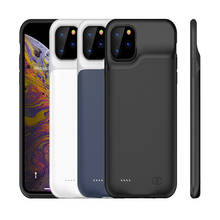 10000mAh For iPhone 11 11 Pro Max Soft Silicone External Battery Power Case Bank Charger Backup Cover 2024 - buy cheap