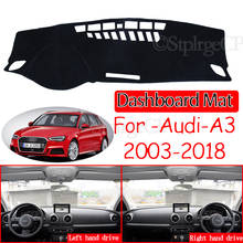 Alfombrilla antideslizante para salpicadero de coche, protector Anti-UV, accesorios s-line S3, para Audi A3, 8P, 8V, 2003 ~ 2018 2024 - compra barato