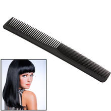Peine de plástico antiestático para peluquería profesional, utensilio para cortar el pelo, color negro 2024 - compra barato