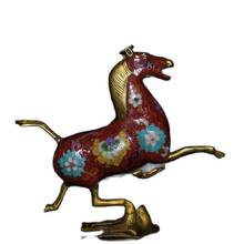 China Folk Old Cloisonne Filigree Horse Riding Flying Swallow Statue 2024 - buy cheap