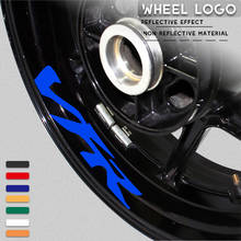 Наклейки на колеса мотоцикла, светоотражающие наклейки, персонализированные декоративные наклейки для HONDA VFR vfr 800 750 1200 2024 - купить недорого