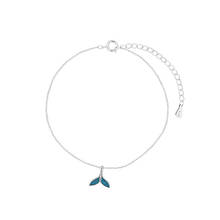 New Fine Bracelet Dangle Fish Tail Enamel Silvery Jewelry Fashion Charm Mermaid Chain Women's Valentine's Day Birthday Best Gift 2024 - buy cheap