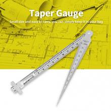 Stainless Steel Feeler Gauge Welding Taper Gap Gauge Depth Ruler Hole Inspection Tool 2024 - buy cheap